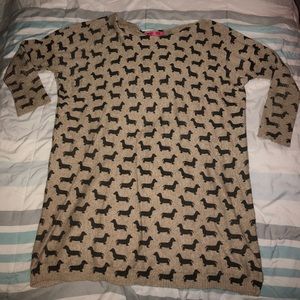 Over sized puppy sweater